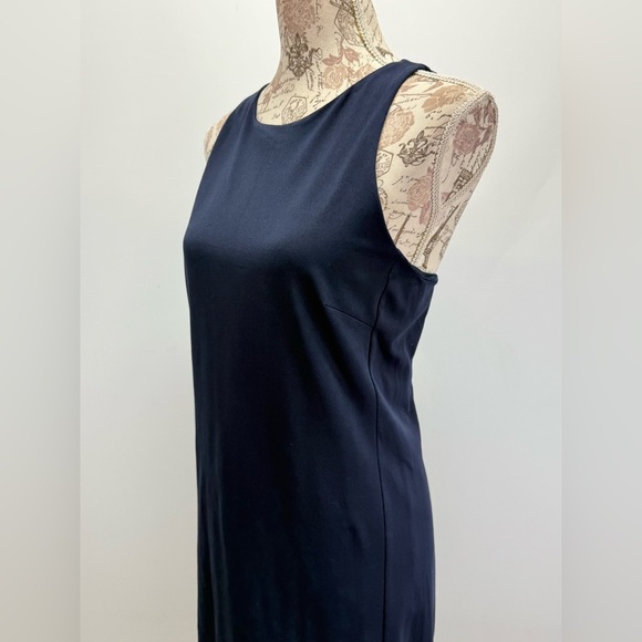 CYNTHIA ROWLEY  Blue Halter Sheath Mini Dress size L - Picture 2 of 12